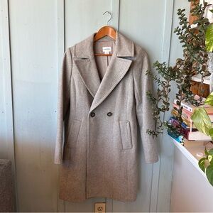 Club Monaco Heather Gray Pea Coat